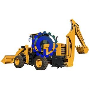 Manufacturer 4x4 Mini Excavator Tractors Farm Backhoe Loader for Agriculture Usage